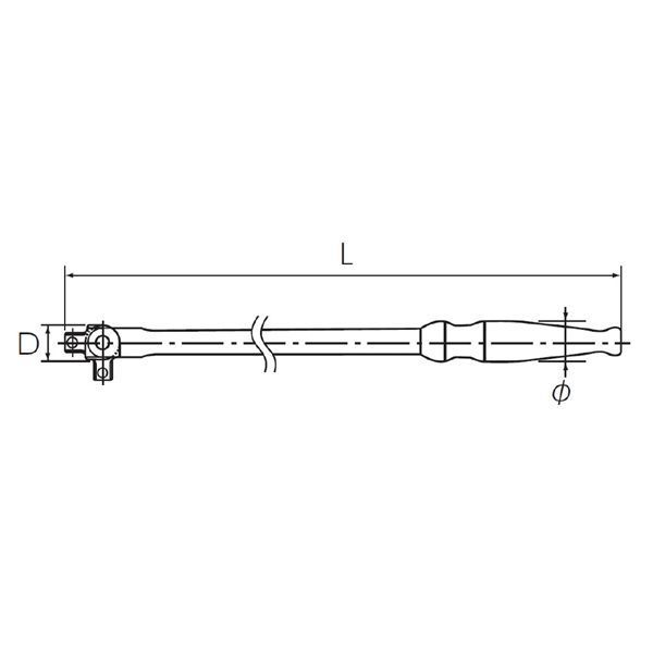 ロングスピンナハンドル BS4L