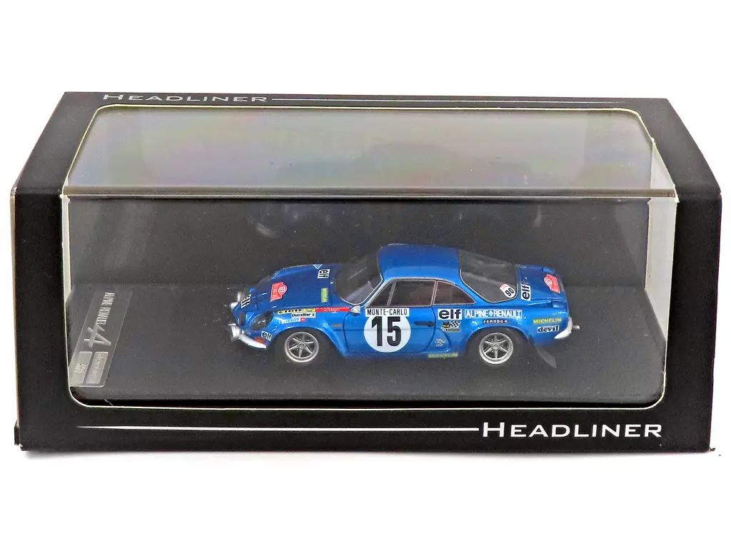 ミニカー 1|43 Alpine Renault A110 1800 15 1973 Monte Carlo HL0801