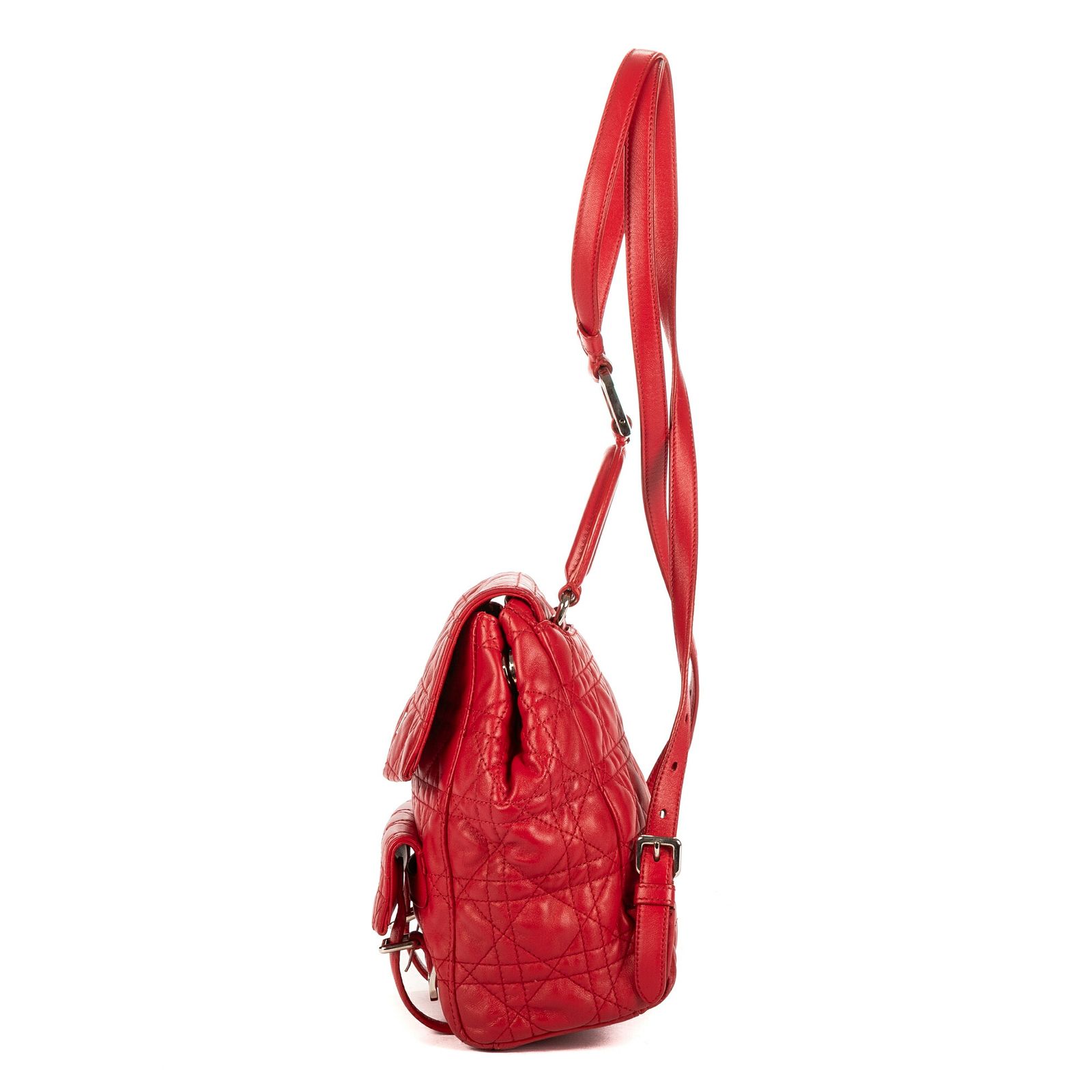 DIOR ディオールスターダストバックパック赤カナージュキルトA NEXPOTALLINN_EU