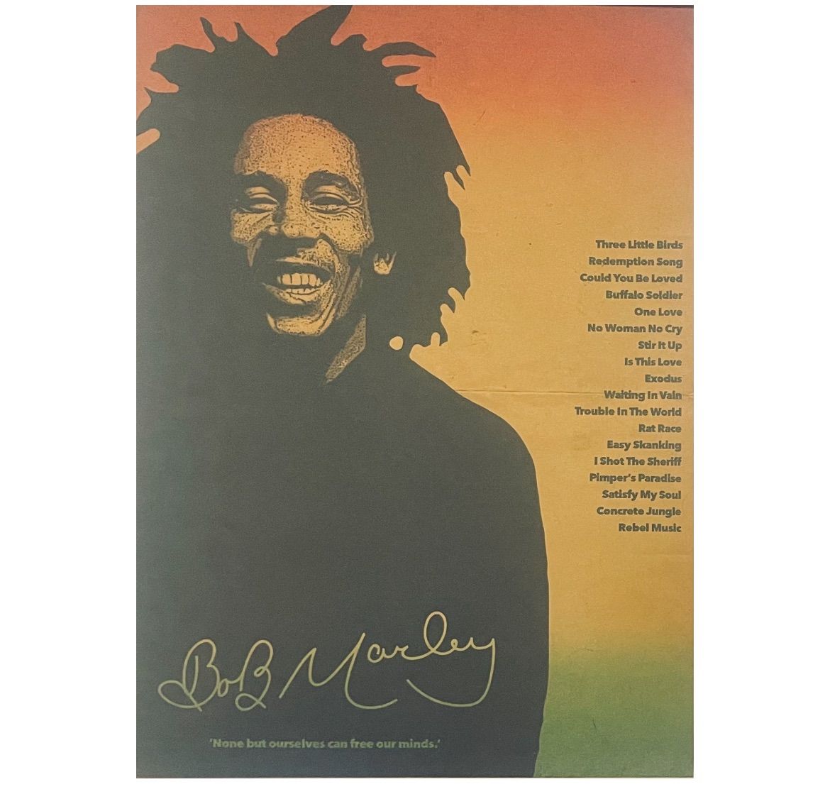 ボブ・マーリー レデンプション・ソング ポスター ボブ・マーリー