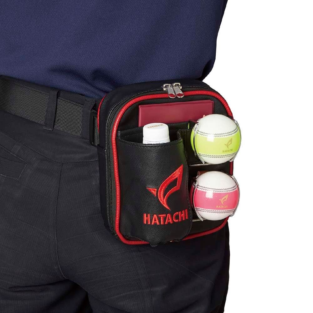 公式】HATACHI ファスナーが全開になるマチ付ポーチ (ブラック