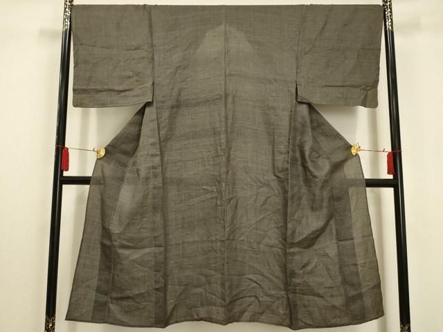 平和屋着物＊夏物 男性 上布 80亀甲 総詰め 麻 AABA5587sx