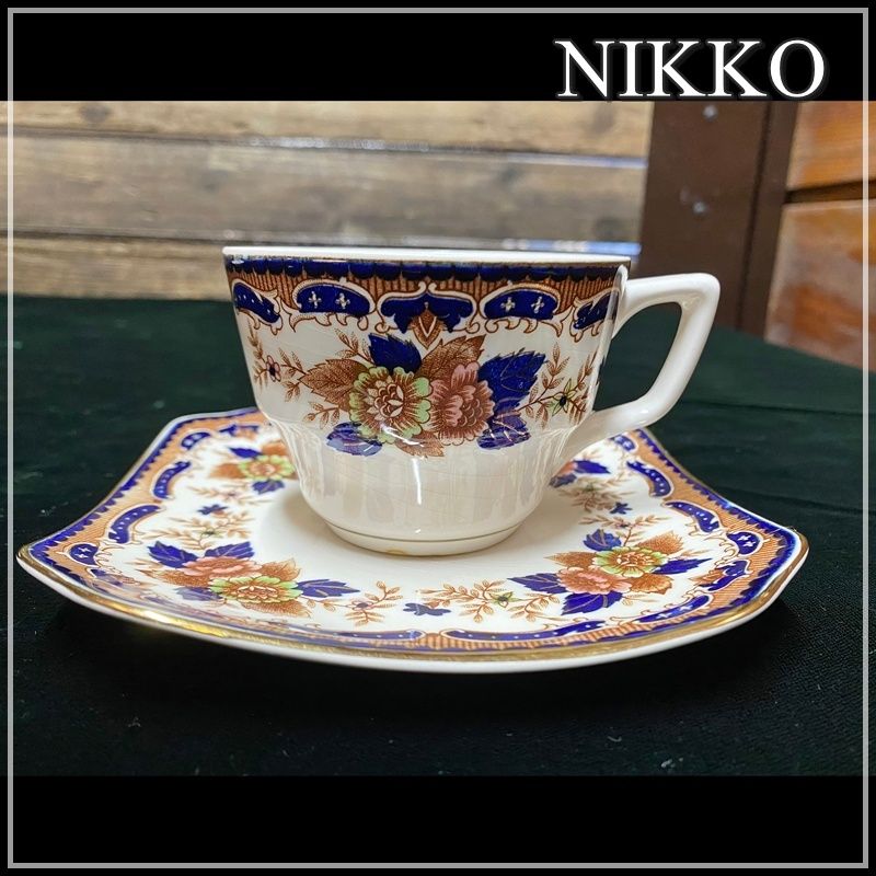 新品 希少貫入 オールドニッコーNIKKOカップ&ソーサー6客 新品 希少貫入 オールドニッコーNIKKOカップ&ソーサー6客