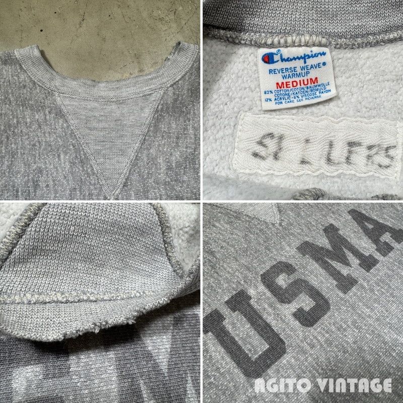 【美品】リバースウィーブ usma トリコタグ 80s 前V 染み込み 29e65a470479a926140b5d5bde1528