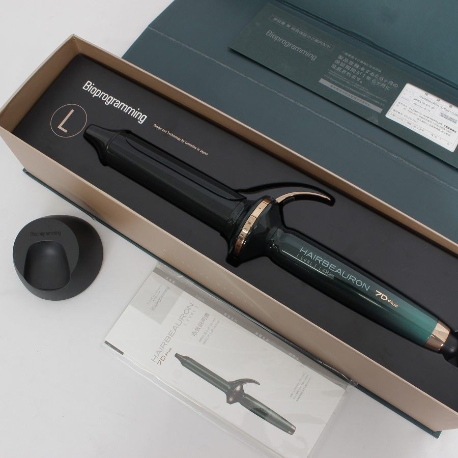 美品】ヘアビューロン 7D Plus カール L-type 34.0mm HBRCL7D-L-JP 