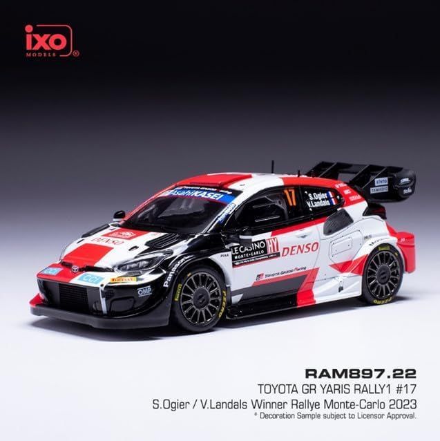 新品 IXO MODELS 1/43 トヨタ GR ヤリス RALLY1 2023年モンテカルロ