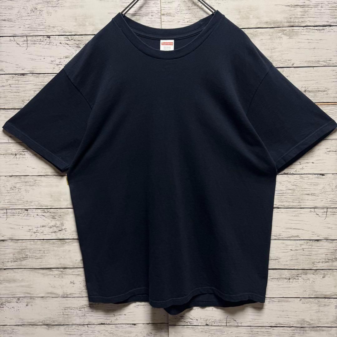 a639a【美品】シュプリーム 背面ビッグロゴ 最高デザイン 半袖T