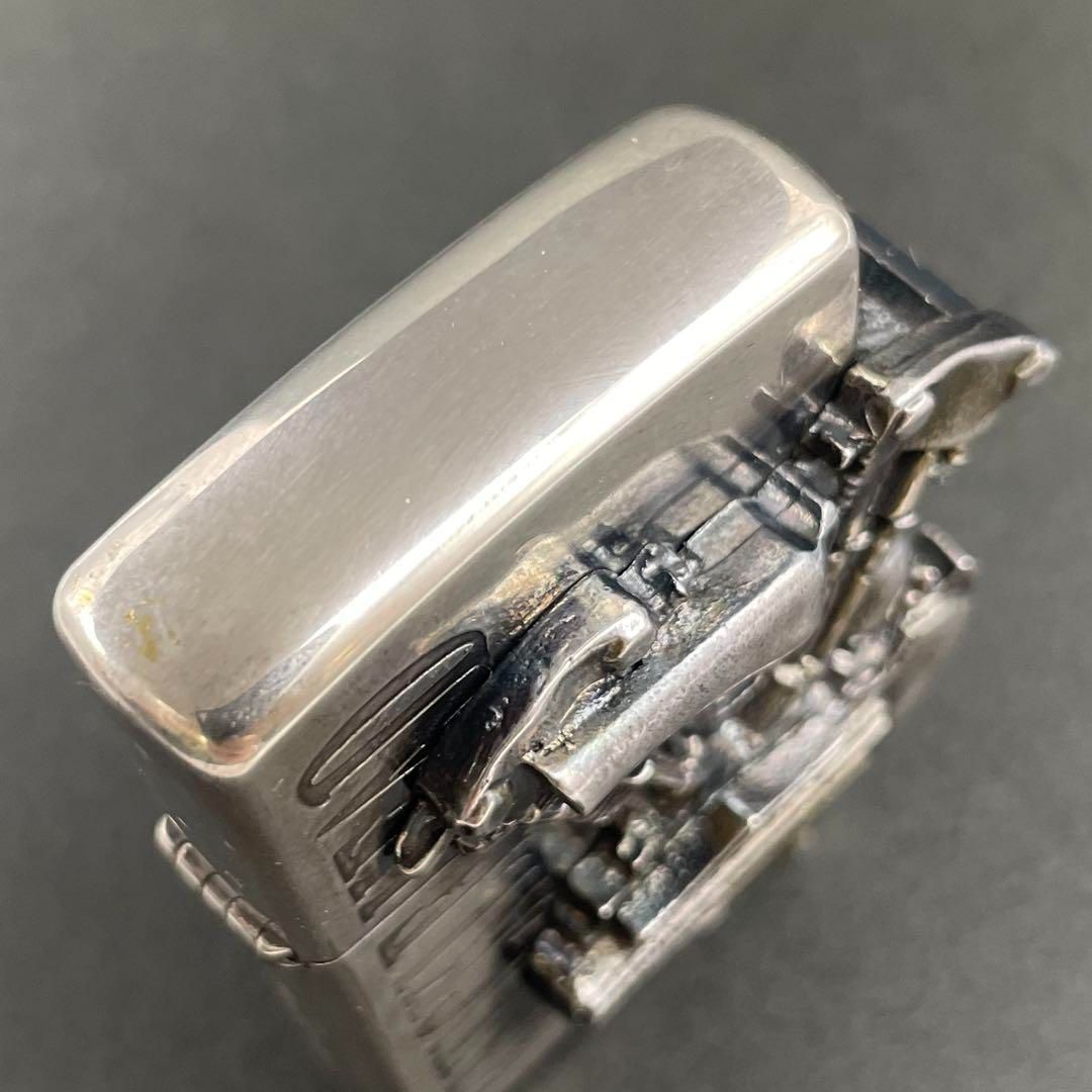 Zippo ハーレーダビッドソン ナックルヘッドエンジン 立体メタル貼り