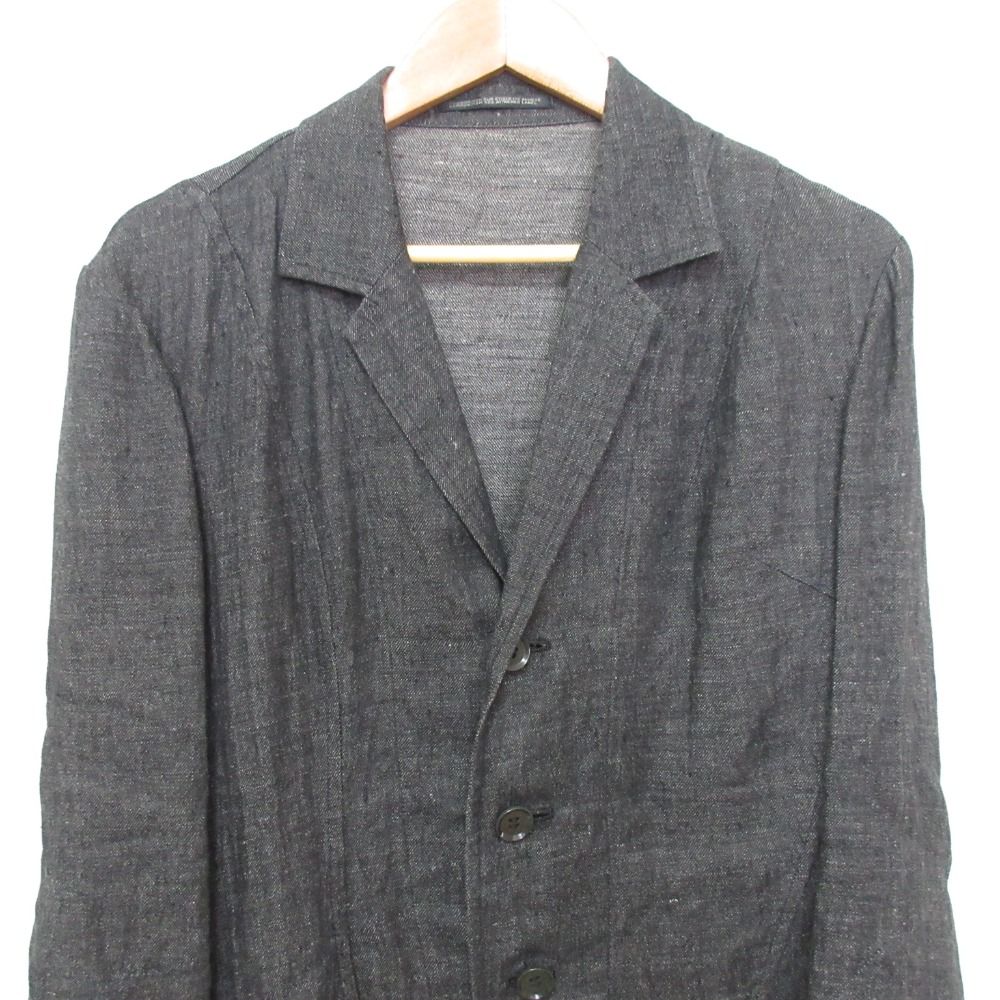 Yohji Yamamoto FEMME アシンメトリー ジャケット Y's yohji yamamoto アシンメトリー ジャケット（YE-J11-100） |