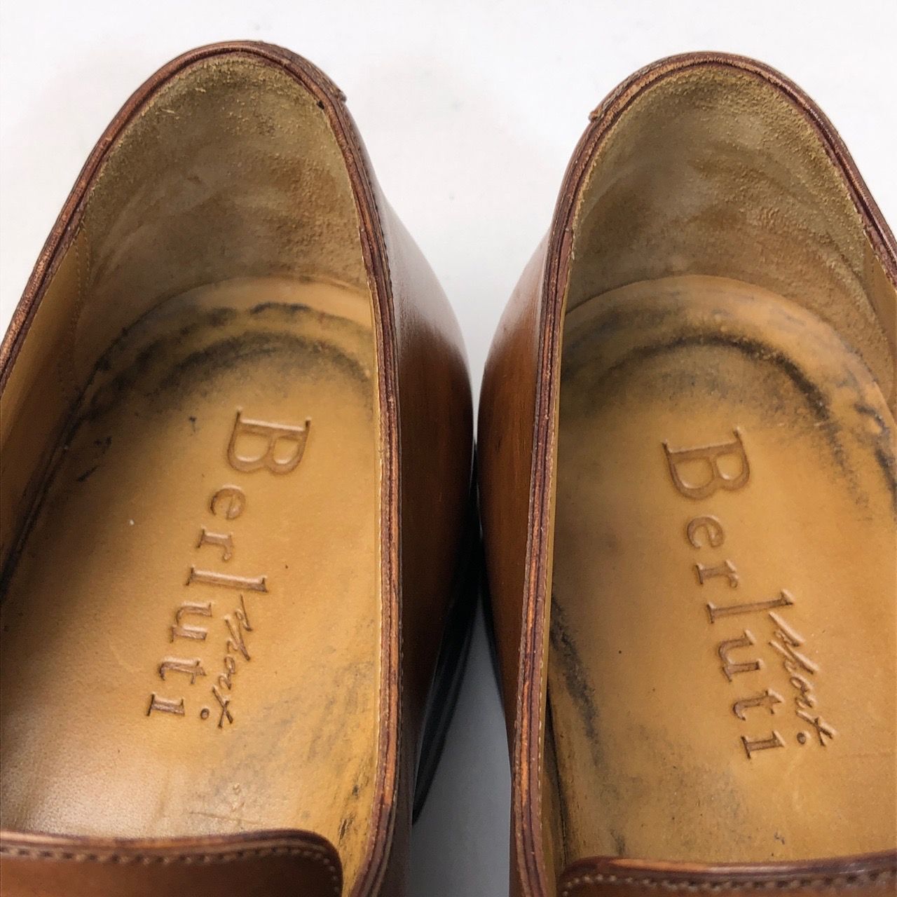 ベルルッティ ブラウン シングルモンクストラップ - メルカリ