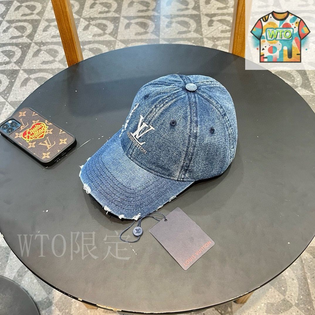 【ベースボールKIDS】 LOUIS VUITTON ルイヴィトン Louis Vuitton / LV（ルイ・ヴィトン）ベースボールキャップ-1