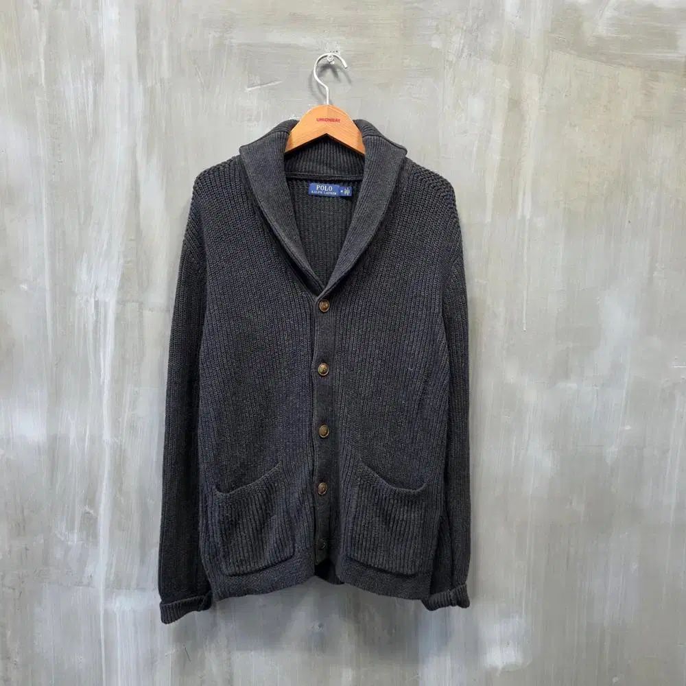 Ralph Lauren ラルフローレン ショールカラー カーディガン|メンズ M | ST2000
