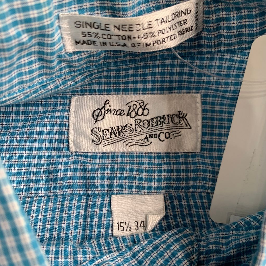 vintage 80s~ SEARS ROEBUCKS シアーズ ローバックス Shirt vintage 80s~ SEARS ROEBUCKS シアーズ ローバックス Shirt