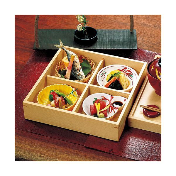 ヤマコー 用美 業務用 檜 松花堂弁当 重ね蓋 yamaco 27291