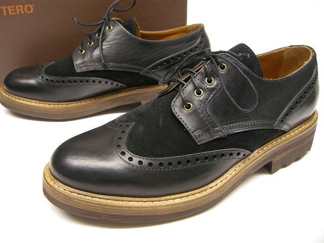 サイズ41(26.5-27cm)新品■BUTTEROシューズB5623UTHGB サイズ41-44 (約26.5-28.5cm相当)□新品□ブッテロ BUTTERO