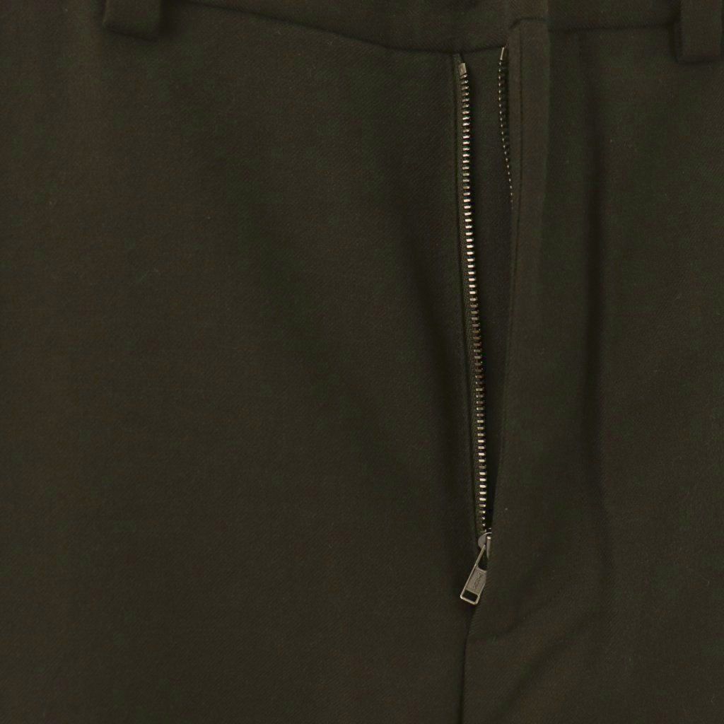 マーガレットハウエル MARGARET HOWELL 24AW FLANNEL WOOL パンツ テーパード 1 カーキ HK OS DECORATOM_COM_BR