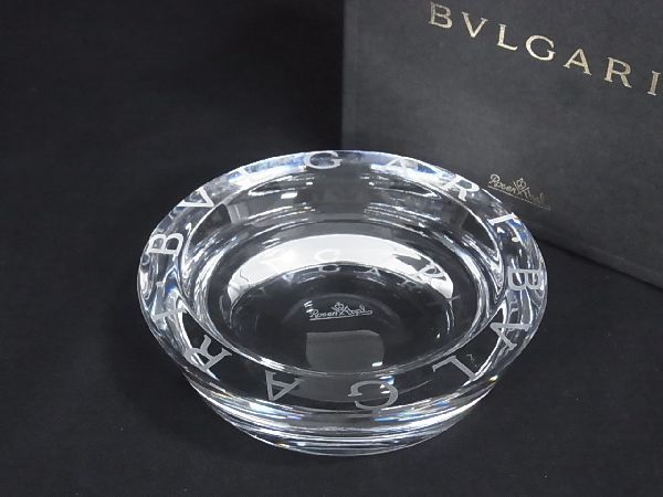 BVLGARI ブルガリ ローゼンタール Rosentha 丸型 アッシュトレイ