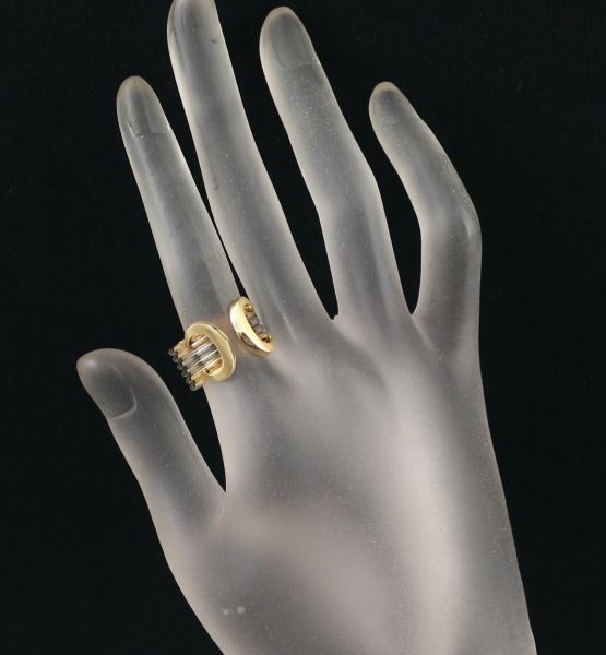 カルティエリング2CドゥーブルC C2 スリーカラーSM 54号 カルティエリング2CドゥーブルC C2 スリーカラーSM 54