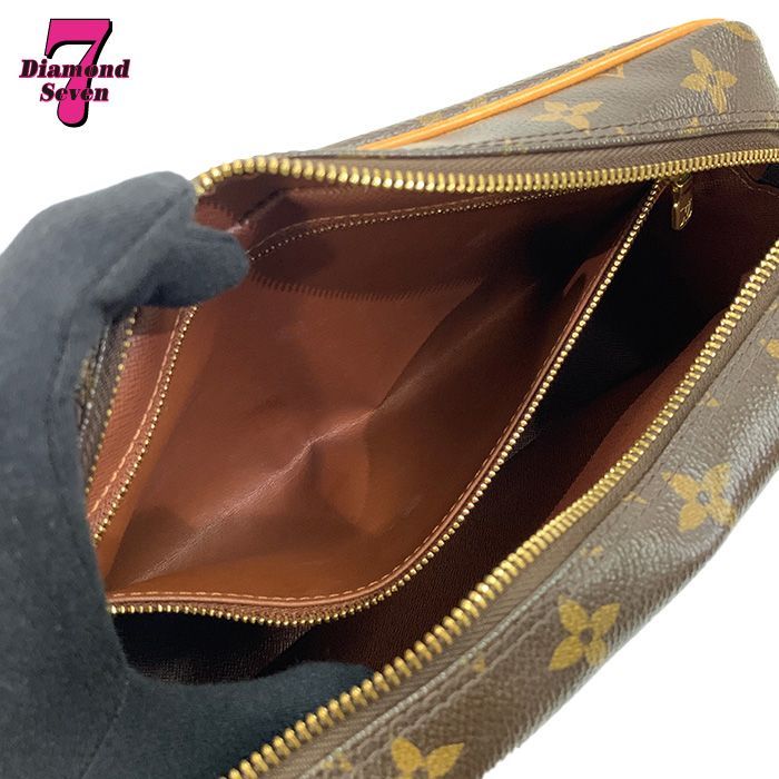 LOUIS VUITTON ルイヴィトン トロカデロ27 M51274 モノグラム ショルダーバッグ 斜め掛け 肩掛け LVロゴ ブラウン 茶 レディース ⓪ DECORATOM_COM_BR