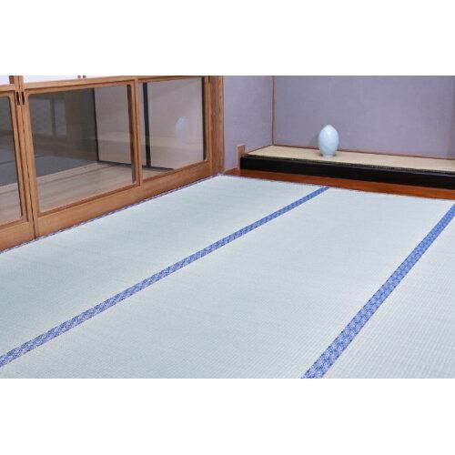 【新品・3営業日で発送】IKEHIKO 純国産 い草 上敷き 上質ない草で作った カーペット 双目織 江戸間6畳(約261×352cm)
