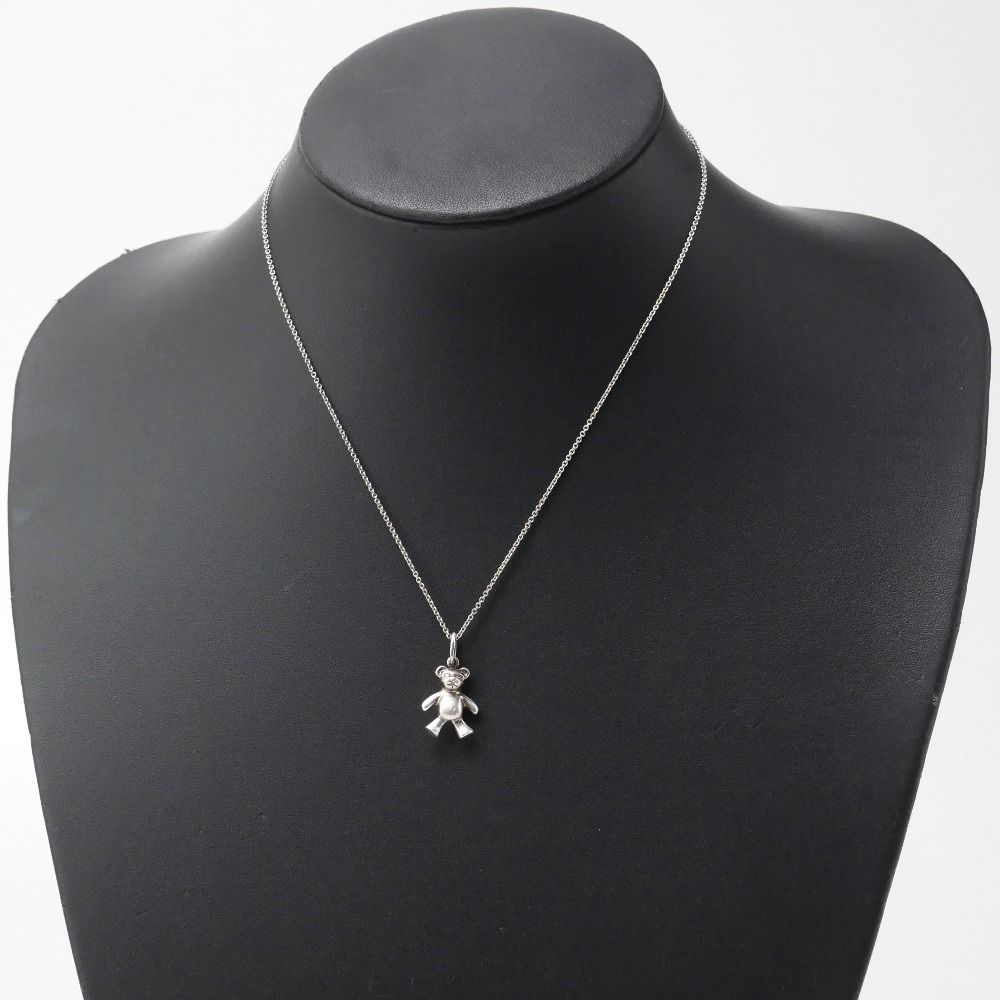 TIFFANY&Co. ティファニー ネックレス テディベア ペンダント AG925  