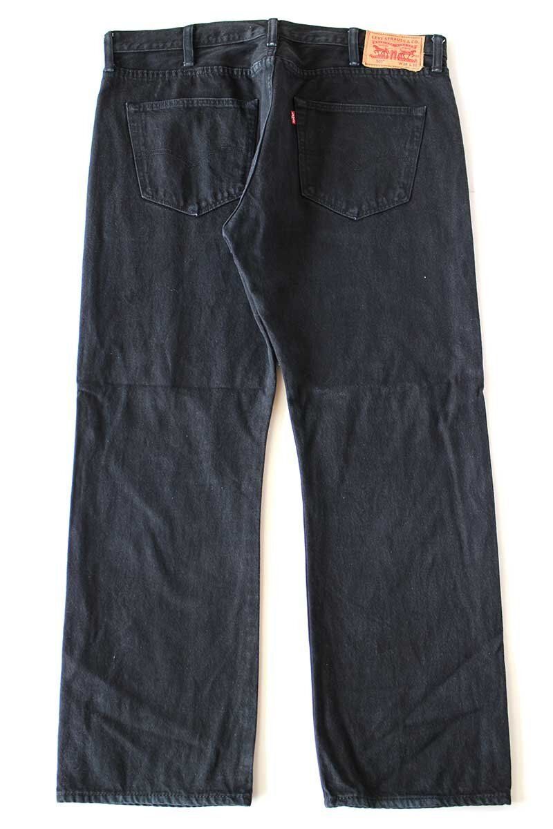 Levi'sリーバイス 501 後染め ブラック デニムパンツ w38 L30