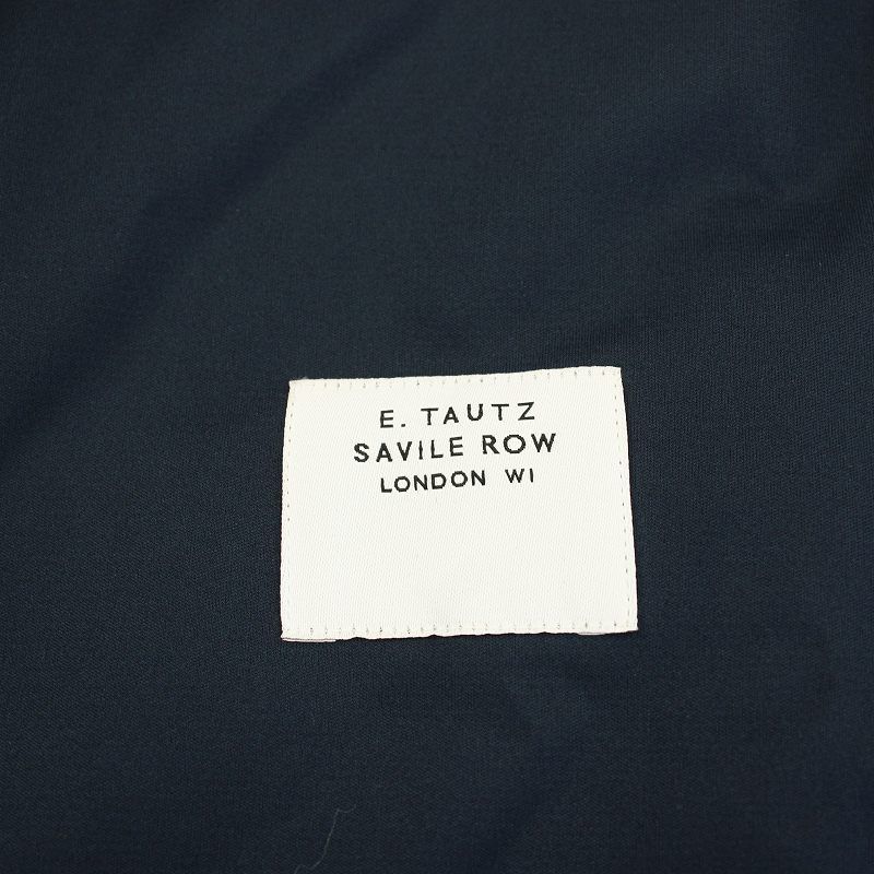 メンズ E.TAUTZ イートウツ シルク混 コート