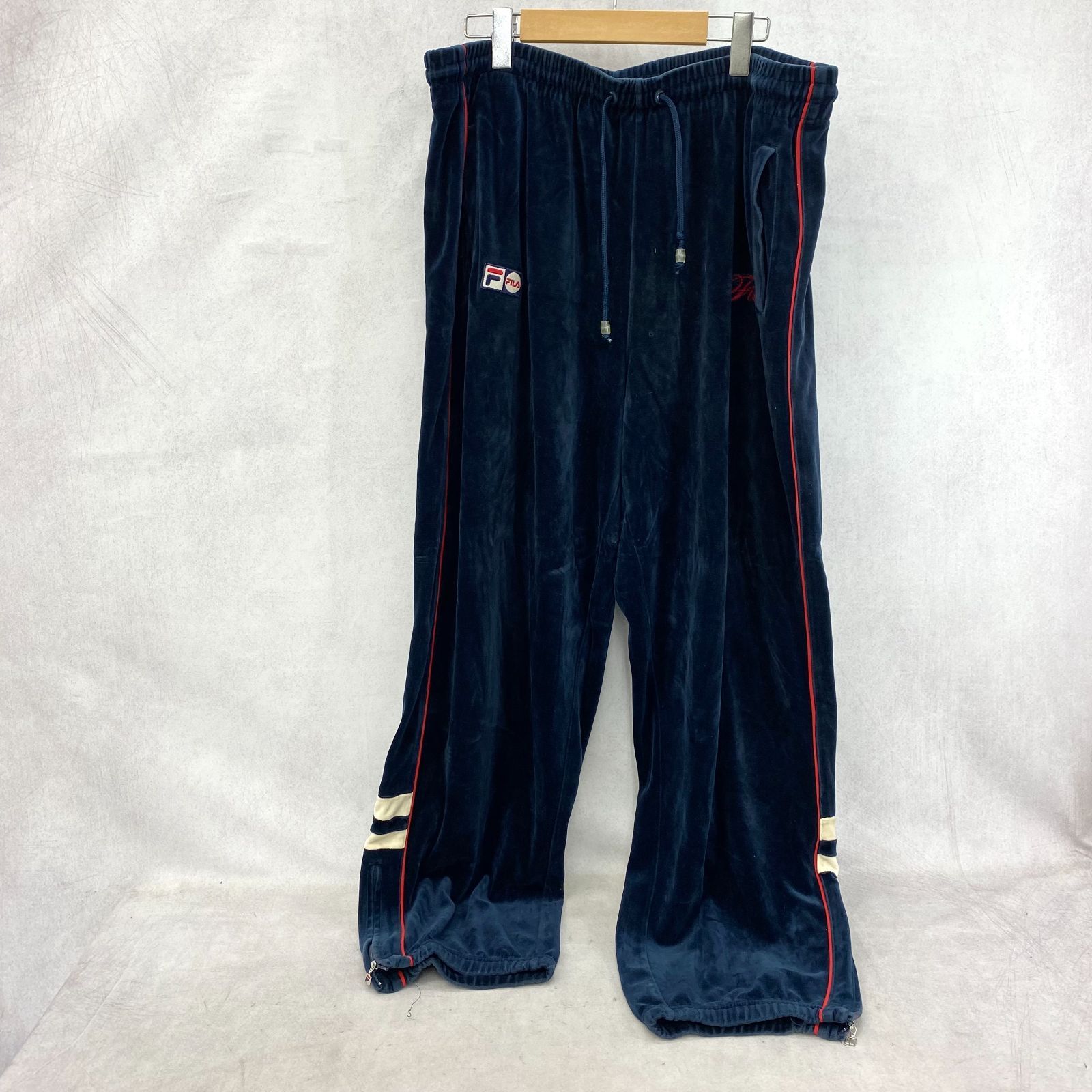 FILA ベロア ジャージ セットアップ トップス ボトムス 上下セット XXL