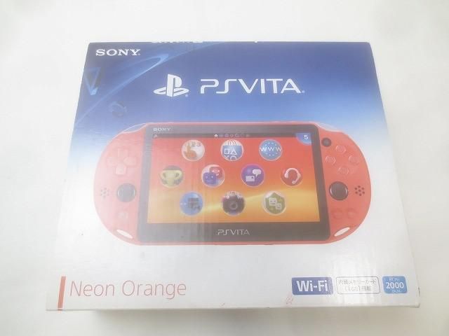 品 ゲーム PS Vita 本体 PCH-2000 ネオンオレンジ 動作品 き