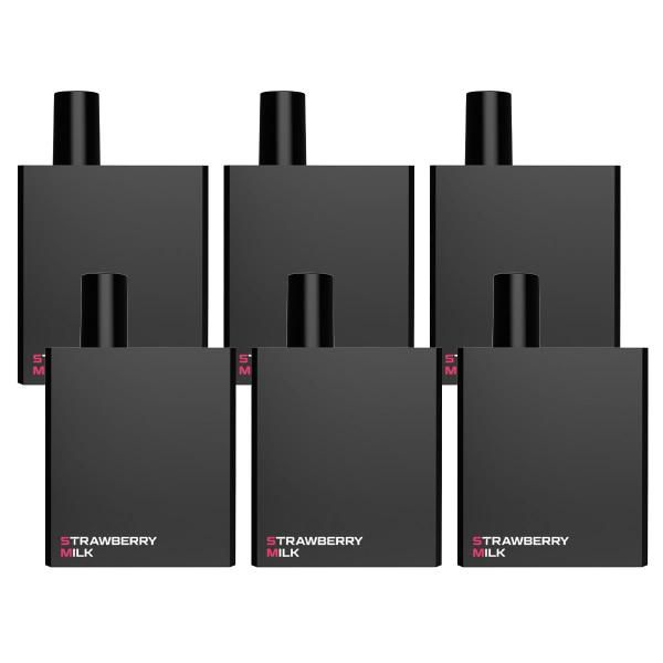TARLESS NEXT 交換用カートリッジ 電子タバコ 使い捨て 6個セット ストロベリーミルク
