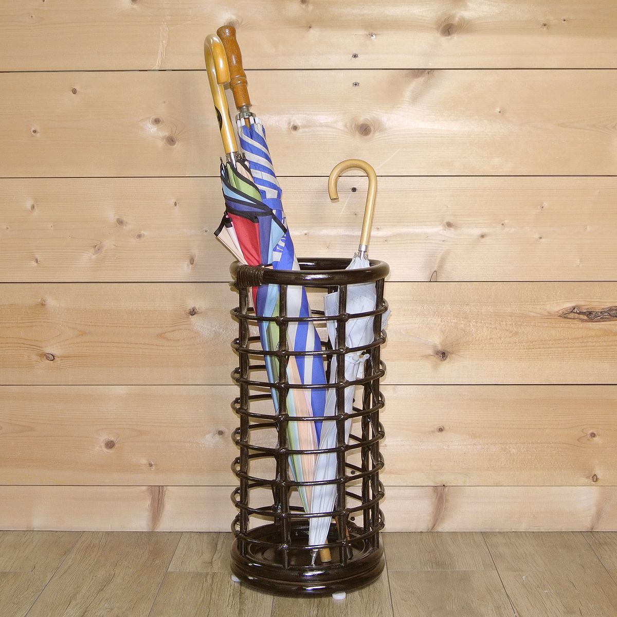 籐 ラタン レインラック 傘立て SPA-123 - 通気性良 / 軽量 / 和風