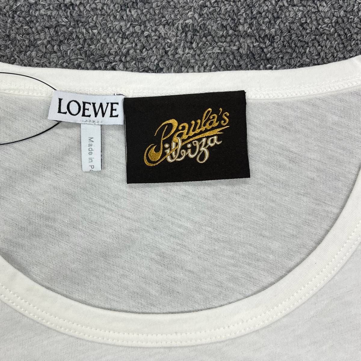 LOEWE ロエベ+ パウラズ イビサ ロゴアップリケ Tシャツ LOEWE ロエベ+ パウラズ イビサ ロゴアップリケ Tシャツ (LOEWE