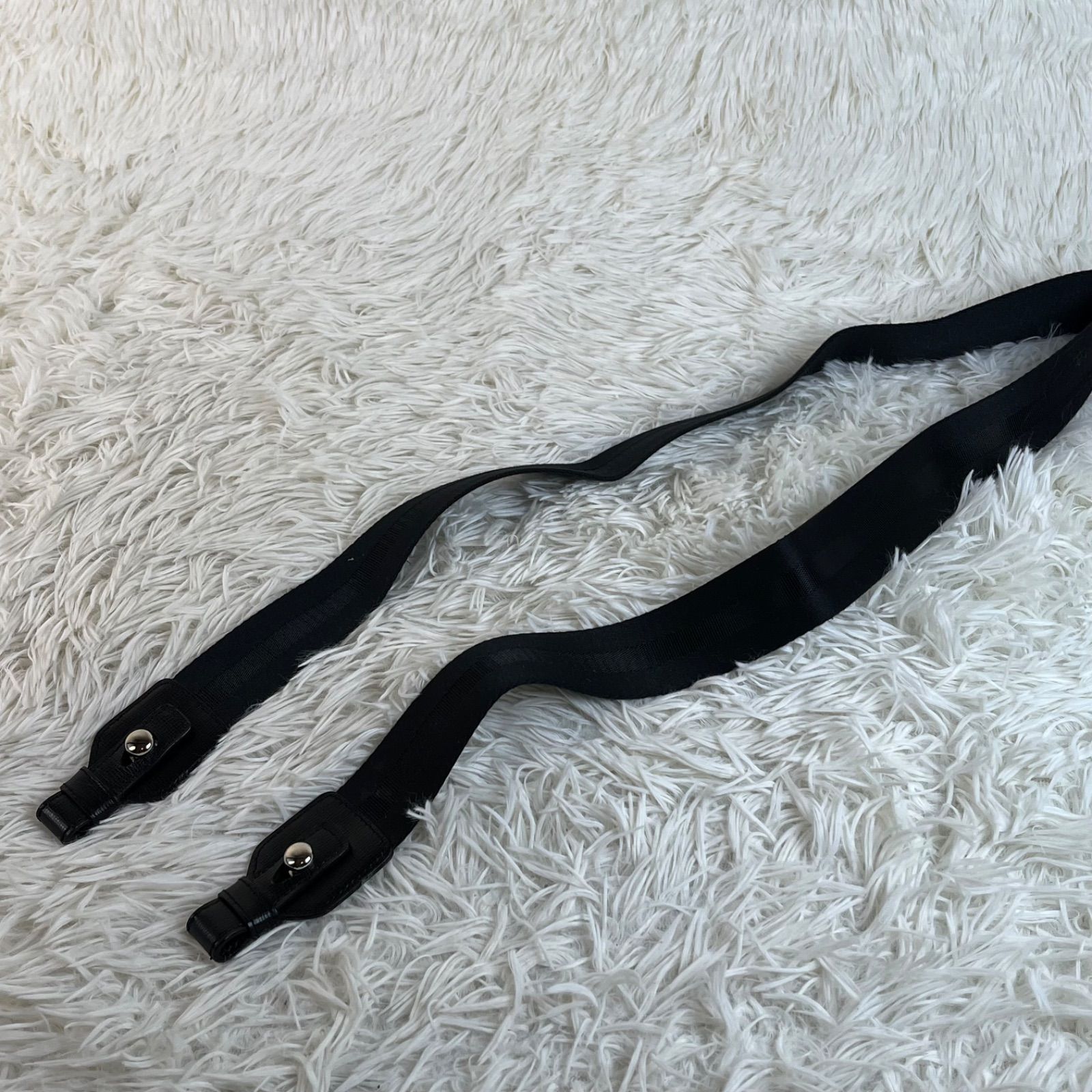 美品 BALLY 2way ビジネスバッグ ナイロン レザー ブラック