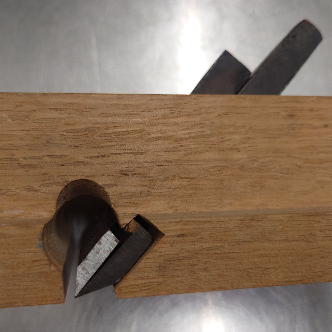 天照 アマテラス 五徳鉋 中スキ刃 中古品