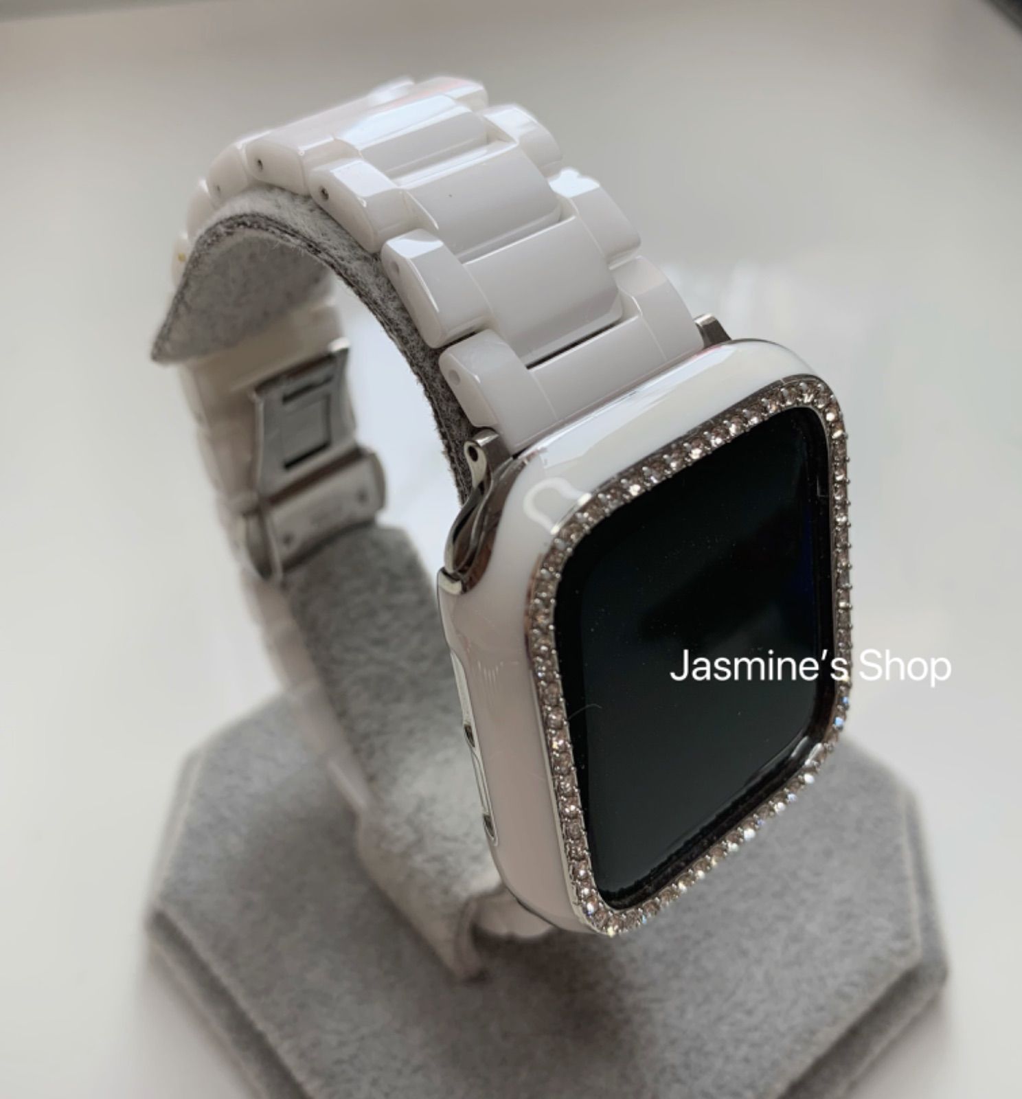 新入荷】Apple Watch ジルコンニアケース セラミックベルト セット 