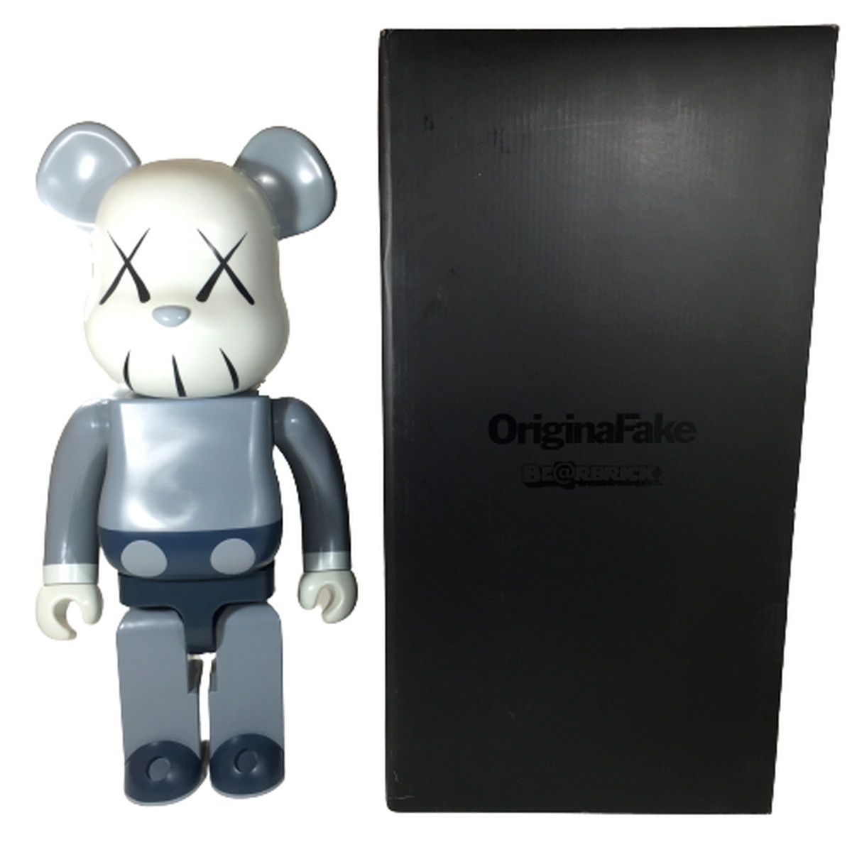 KAWS Originalfake オープン記念 1000％ フェイクカラー グレー ブルー