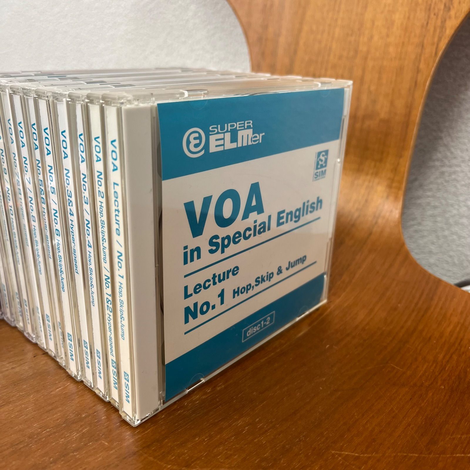 スーパーエルマー　VOAコース〈テキスト７冊・未開封CD12枚〉 返り読み」の習慣をなくす英語教材 「スーパーエルマー