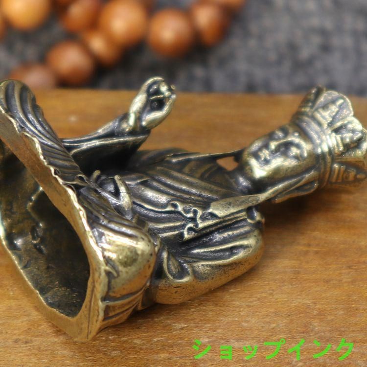 九華山地蔵王仏像  銅製 装飾品 工芸品 美術品 置物 九華山地蔵王仏像 銅製 装飾品 工芸品 美術品 置物 - メルカリ