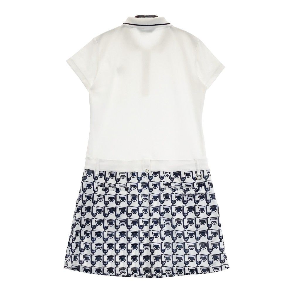 サイズ：M AND PER SE アンパスィ ワンピース ホワイト系