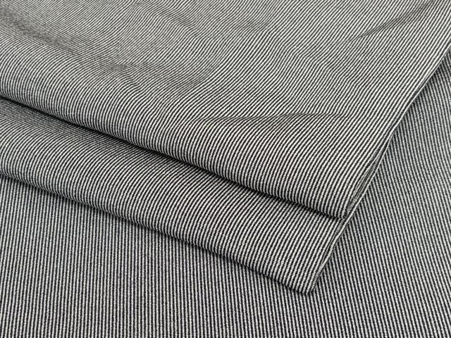 平和屋着物○江戸小紋 万筋 白色×漆黒色 正絹 逸品 AAAZ0017zg - メルカリ