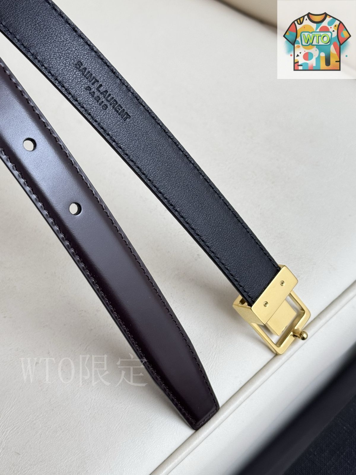 今日特価】Saint Laurent サンローラン レディースベルト-3