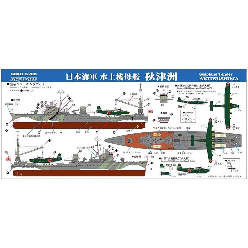ピットロード 1/700 スカイウェーブシリーズ 日本海軍 水上機