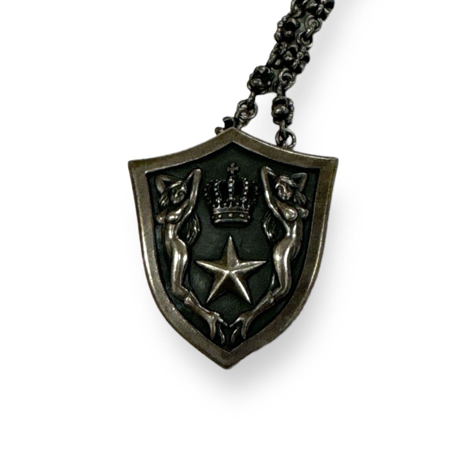 JustinDavis × KIYOHARU シールドネックレス シルバー TINY FDL 
