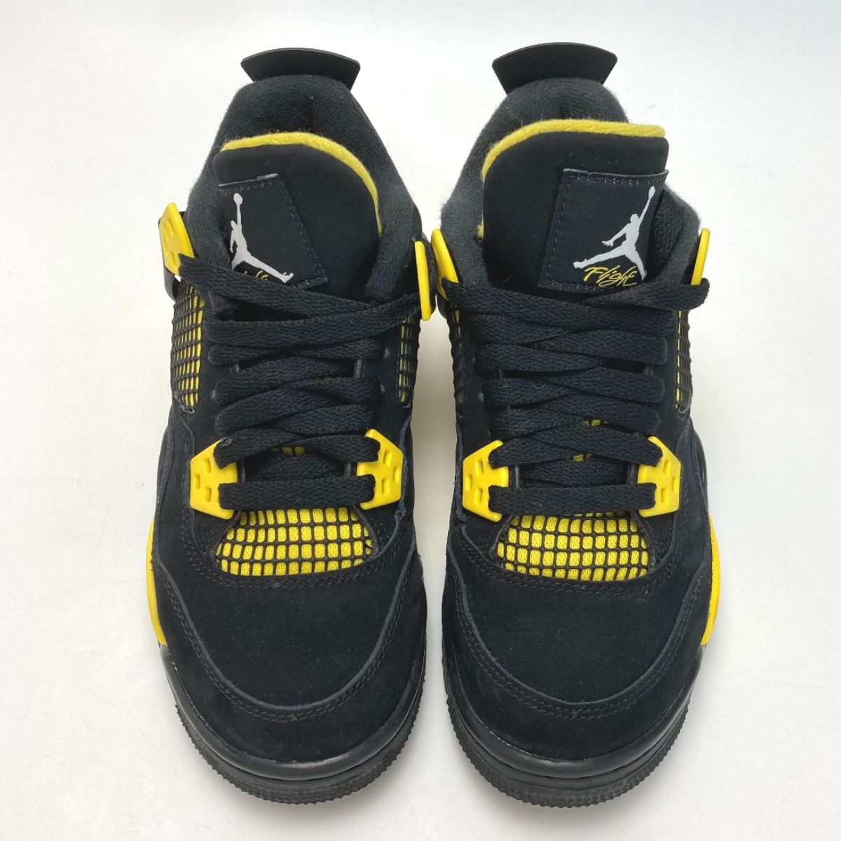NIKE ナイキ AIR JORDAN 4 RETRO 408452-017 ブラック×イエロー  