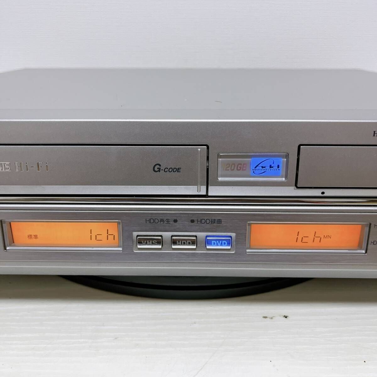 シャープ HDD/DVD/VHSレコーダー DV-HRW35 リモコン付き SHARP DV