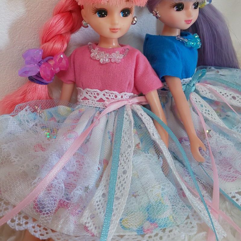 ♡ ハンドメイド リカちゃん服 おもた ♡ コート&ワンピ set ②