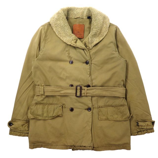 KAPITAL ピエロパンツ M ベージュ コットン 麻 リネン 切り替え 日本製  