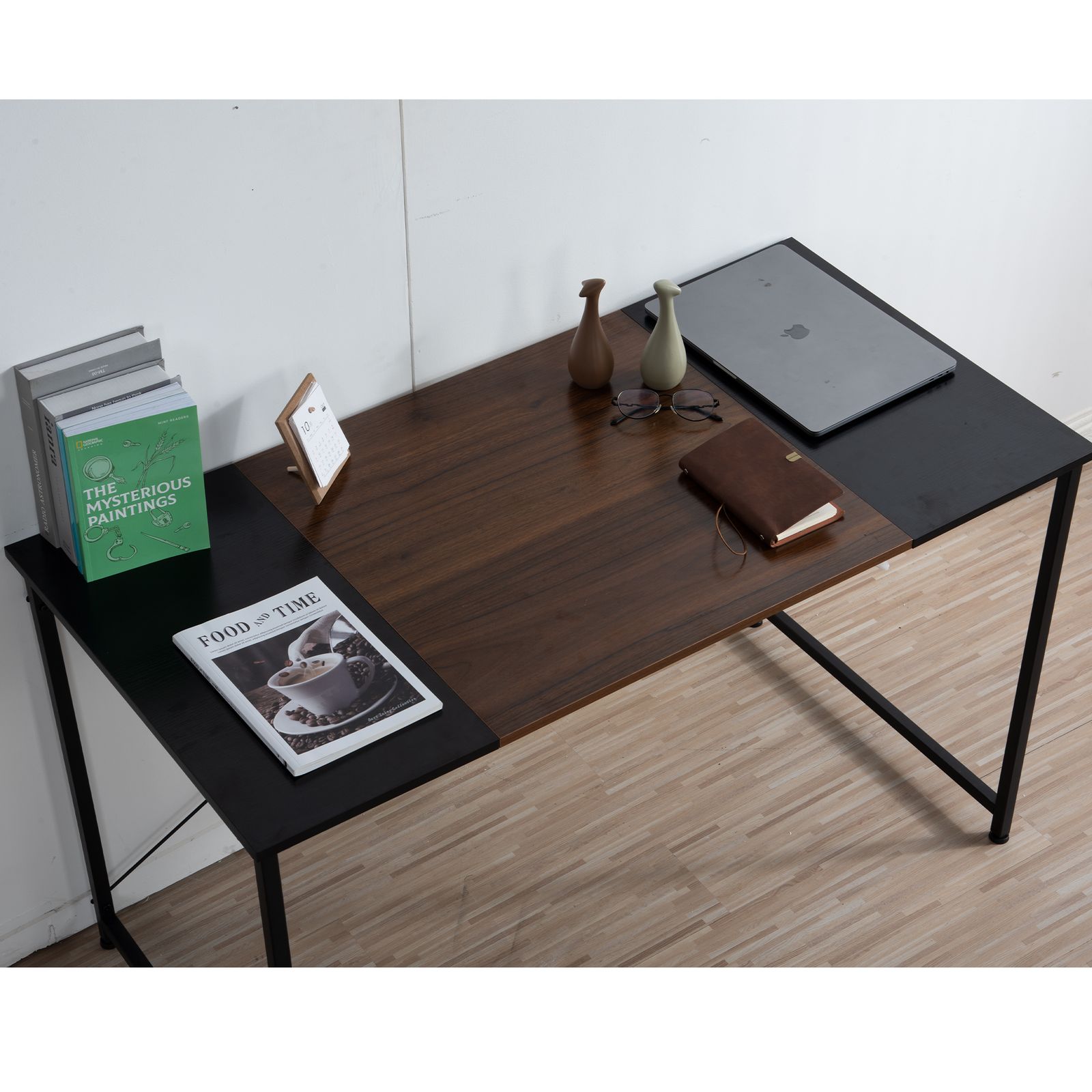 11 23再入荷予定 オフィスチェア パソコンデスク セット ブラック ラスティック シンプル 簡易デスク ワークデスク 木製 机