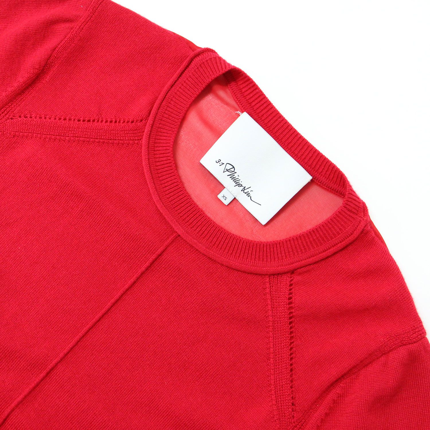 【美品】3.1 フィリップリムのレイヤードトップス。 3.1 phillip lim スリーワンフィリップリム ニット ウール