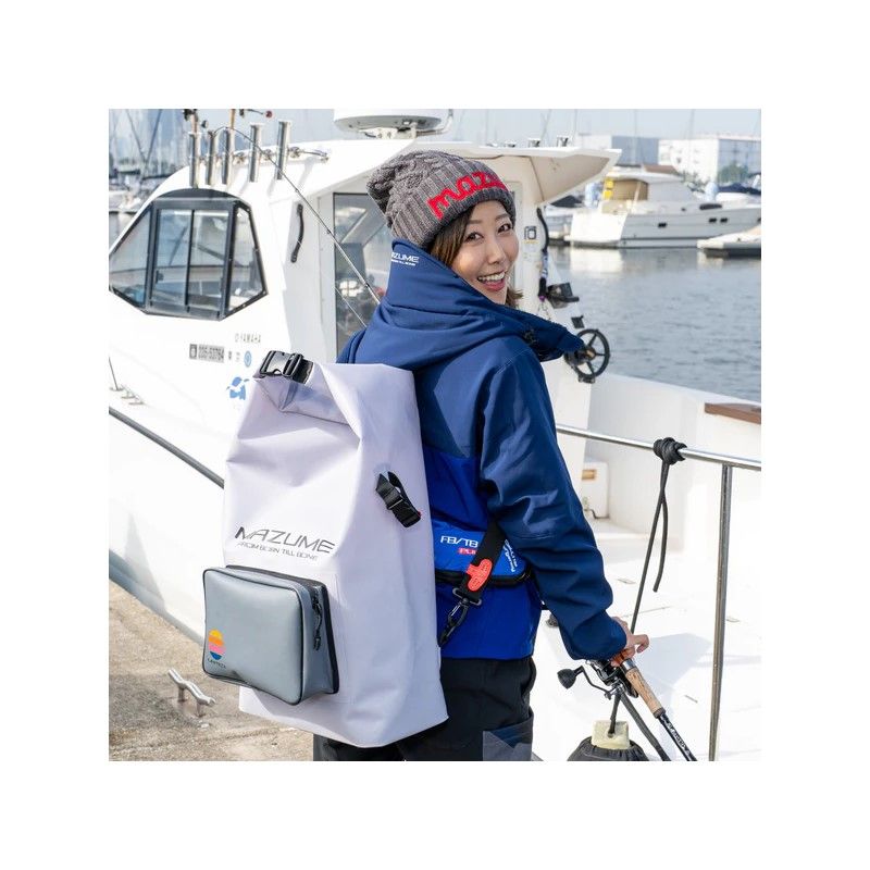 MZBK-845 mazume ウォータープルーフバッグ 40 L ライトグレー